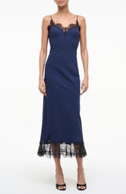 STAUD Nadia Lace Minidress