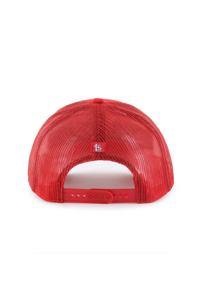 Men's '47 Red St. Louis Cardinals Garner Trucker Adjustable Hat, Alternate, color, Red
