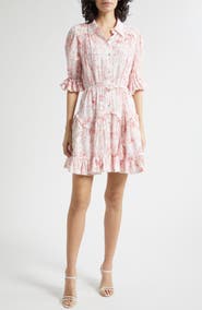 Cinq à Sept Gwendoline Garden Doodle Shirtdress