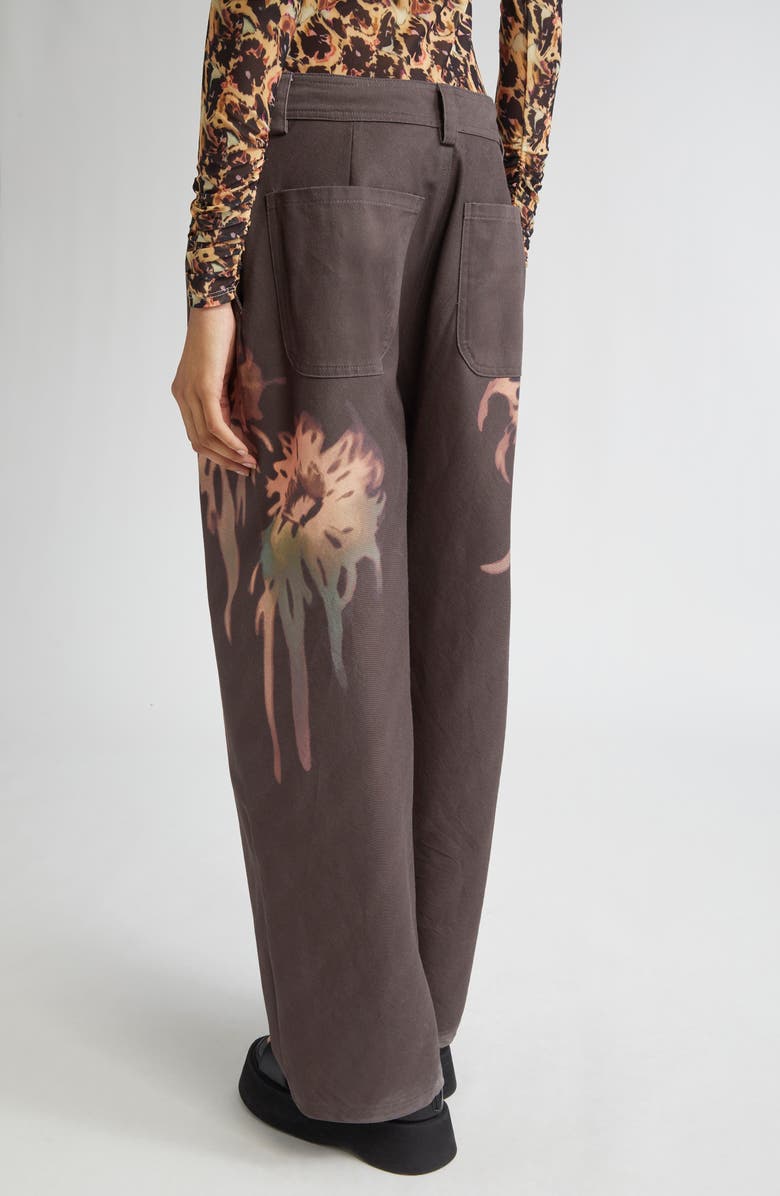 Collina Strada Catchfly Pleated Wide Leg Jeans, Alternate, color,