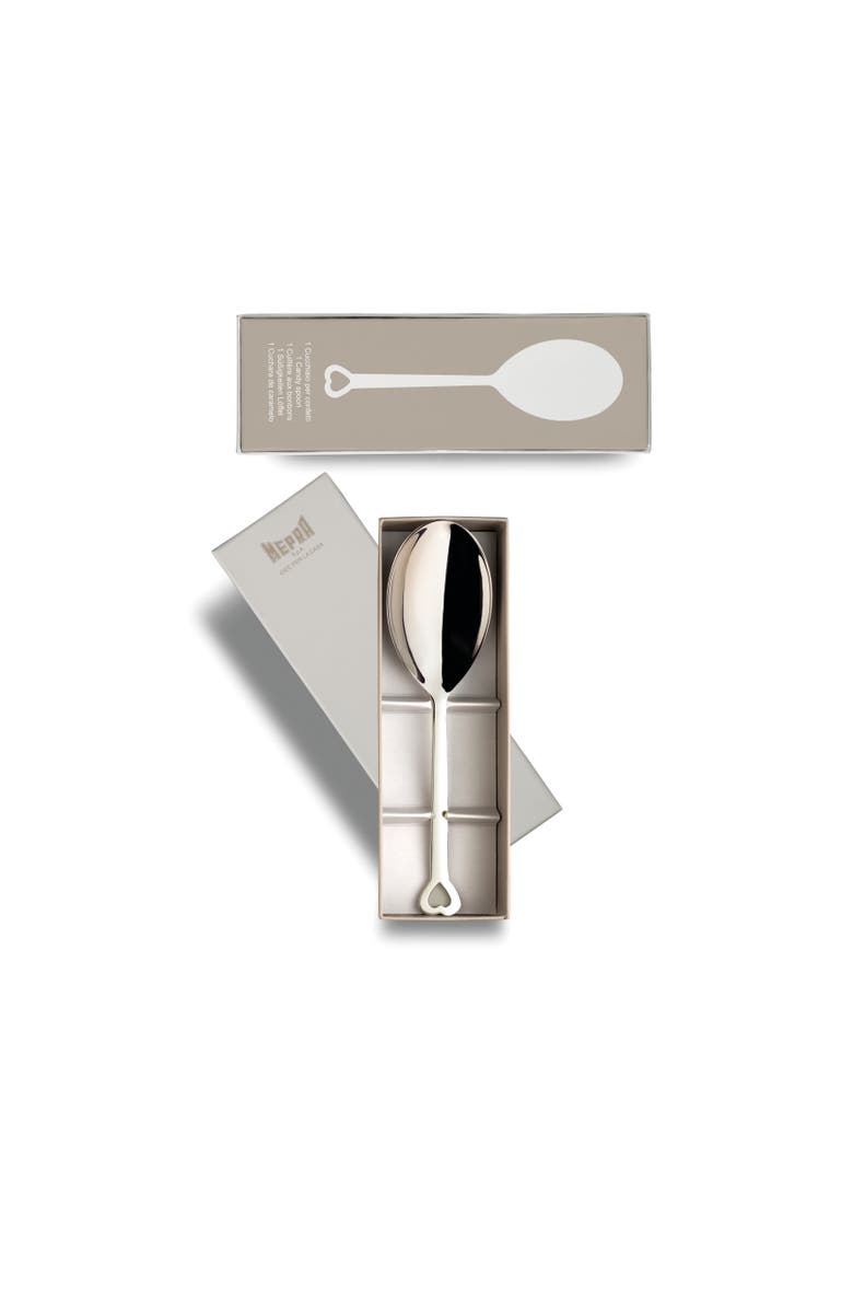 Mepra Evento Candy Spoon, Main, color, Silver