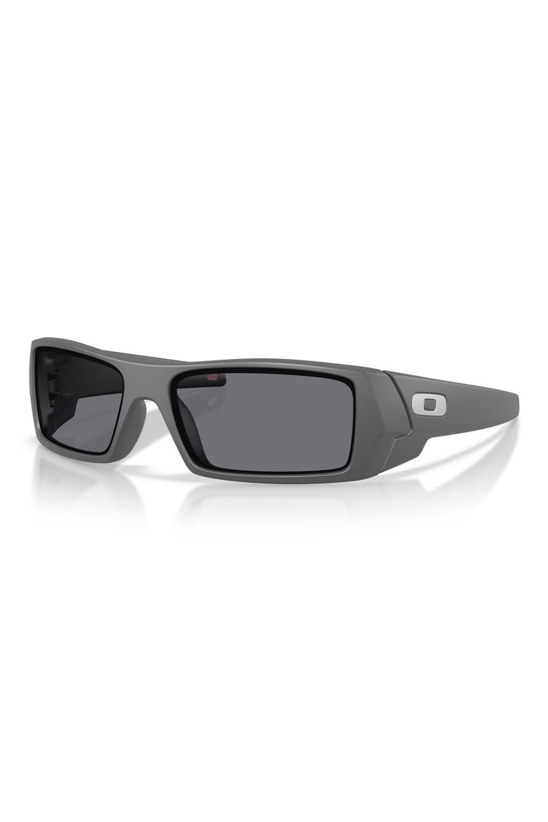 60mm Gascan Rectangle Sunglasses, Alternate, color, MATTE CARBON / GREY