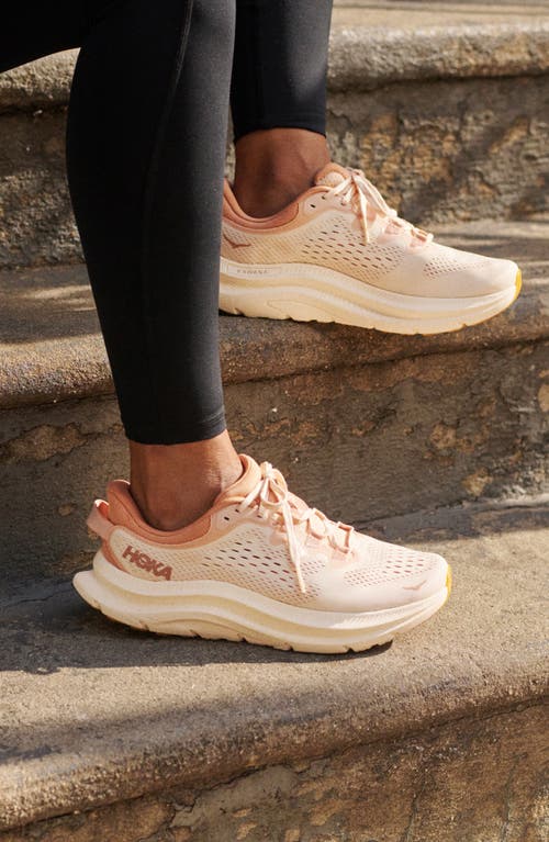 Hoka Kawana 2 Sneakers In Beige Fabric In White