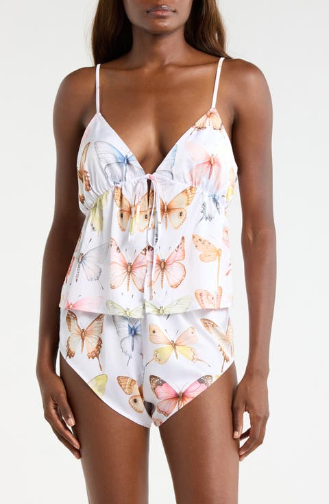 Print Camisole & Shorts Set