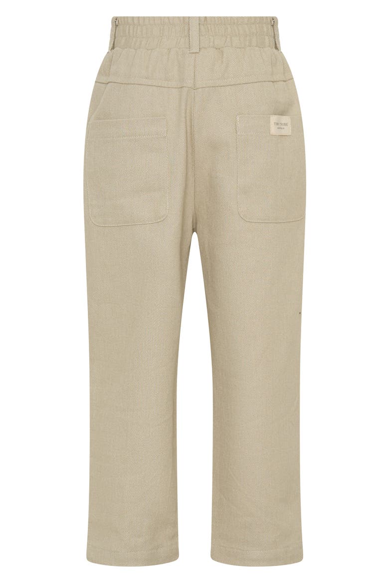 Kids' Relaxed Pants, Alternate, color, CREAM