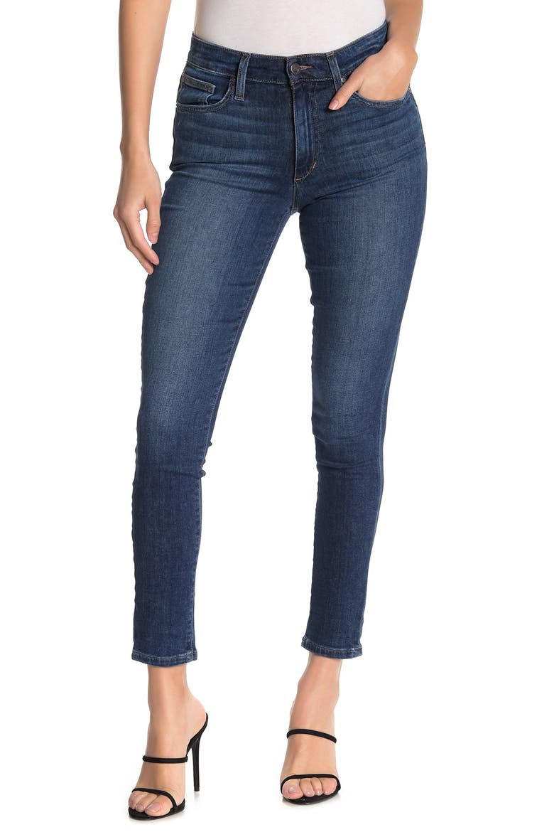 High Rise Skinny Ankle Jeans, Main, color, WAYWOOD