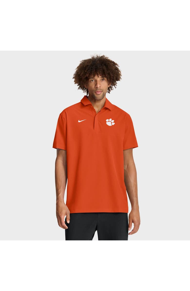 Nike Men's Nike Orange Clemson Tigers 2025 Coaches Sideline Polo, Main, color, Orange