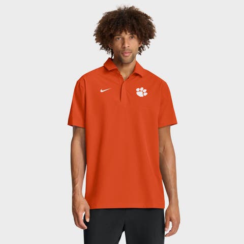 Men's Nike Orange Clemson Tigers 2025 Coaches Sideline Polo