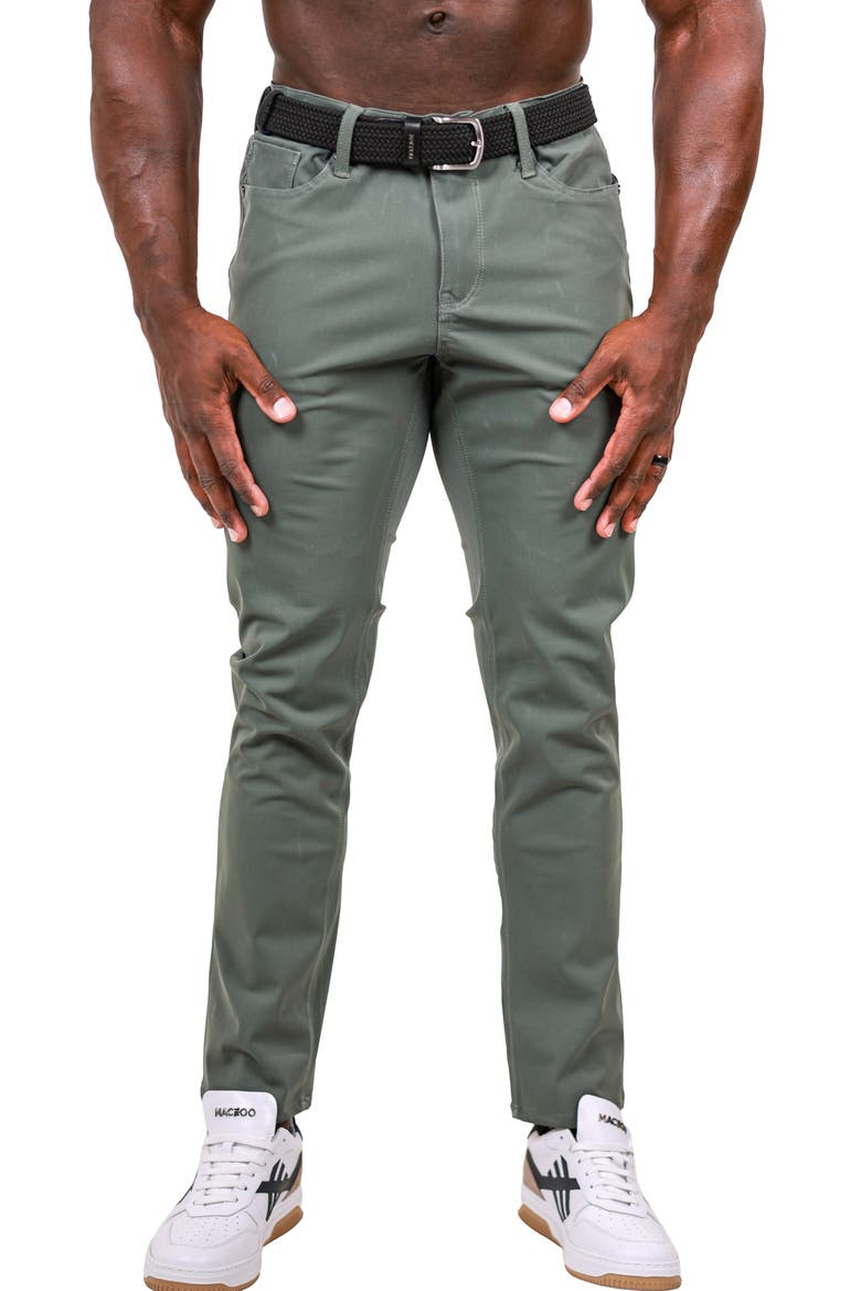 Marthyr Slim Fit Pants, Main, color, GREEN