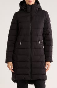 Michael Kors Packable Hooded 400 Fill Power Quilted Puffer Jacket