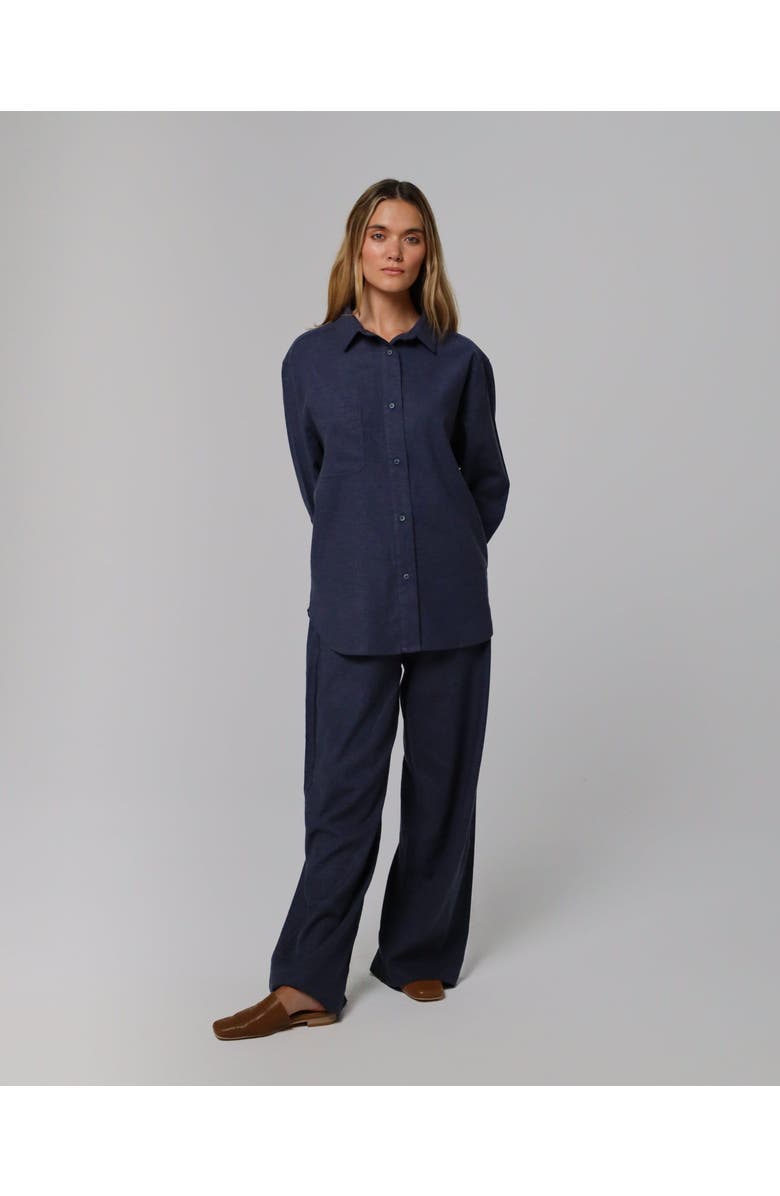 JUANA Lyricist High Rise Pull-on Pants, Alternate, color, Navy