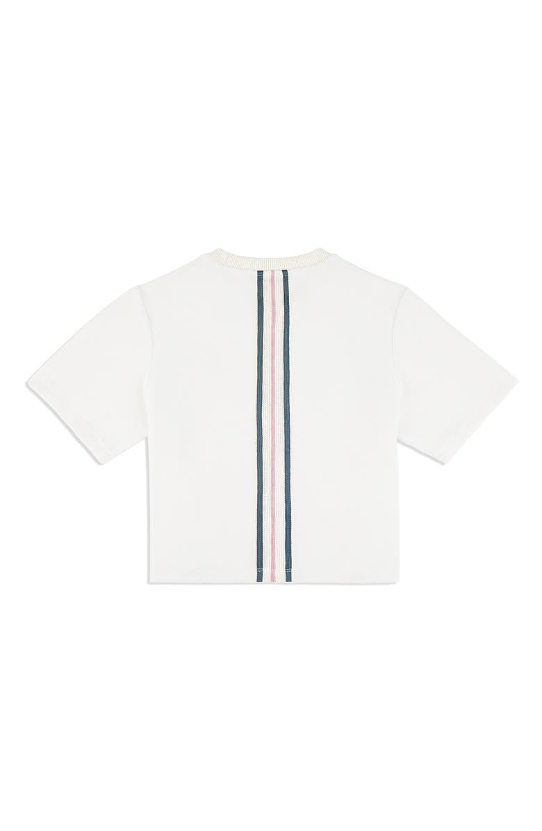 Sergio Tacchini Adele Velour T-Shirt, Alternate, color, Gardenia