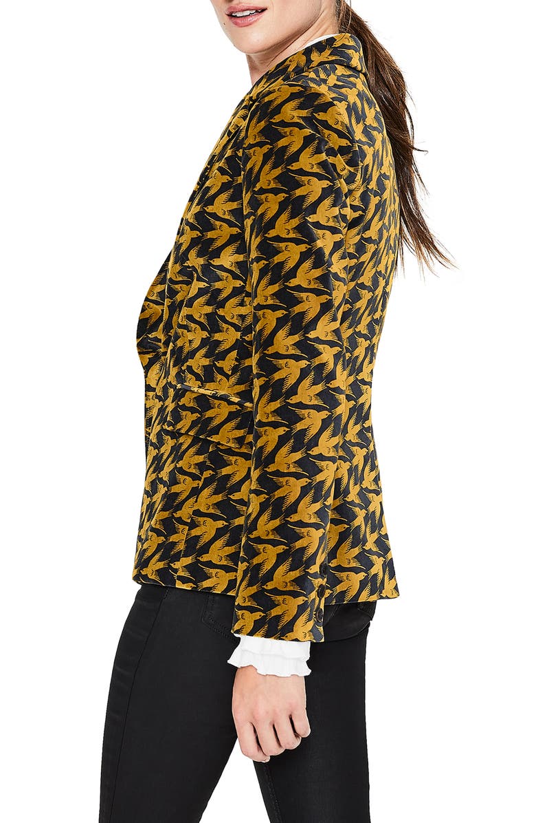 Boden Stretch Velvet Blazer, Alternate, color, 