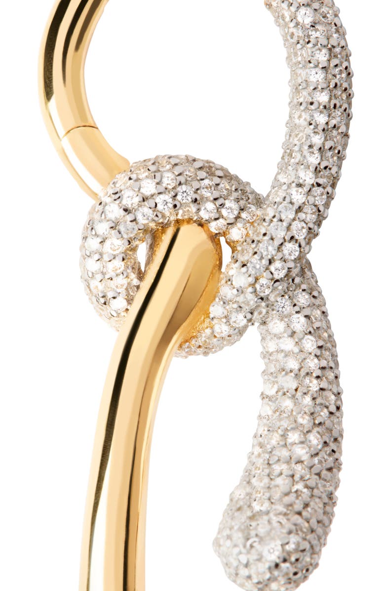 PDPAOLA Pave Twist Hoops, Alternate, color,