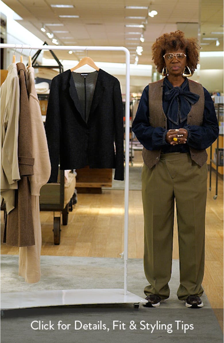 Rib Jersey Jacket, sales video thumbnail