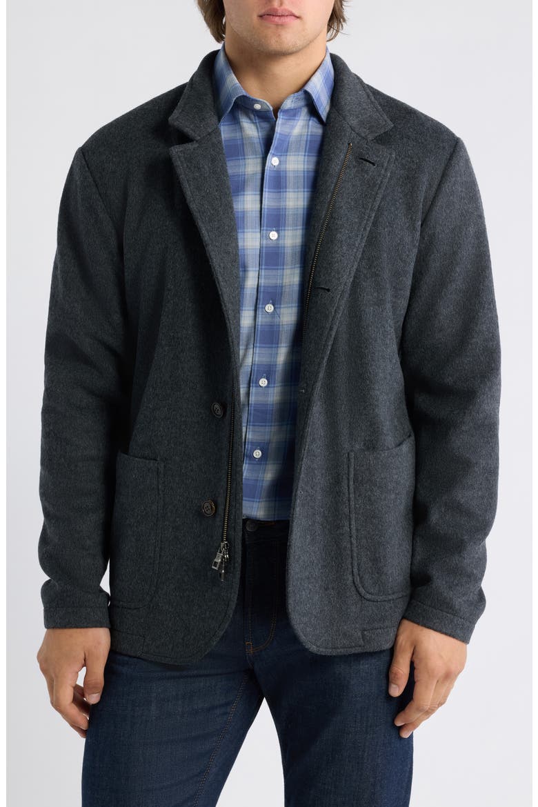 Crown Flex Merino Wool Blazer, Main, color, IRON