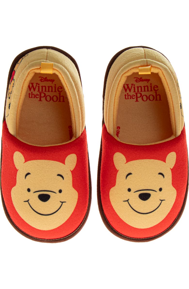 Disney Winnie the Pooh Kids
Slippers - Plush, Warm, and Soft House Shoes, Main, color, Yellow/Red