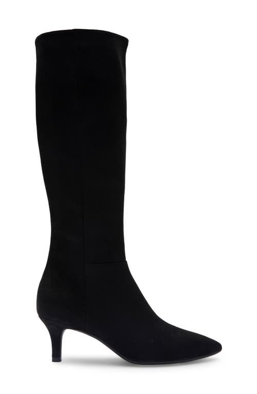 Aerosoles Epic Stretch Kitten Heel Tall Boot In Black