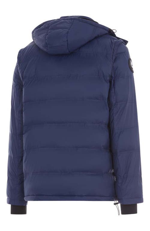 Helios The Heated Coat Helios 2-in-1 Heated Hybrid Coat In Blue