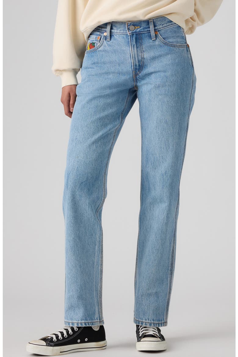Straight Leg Jeans, Main, color, X SHFU LIGHT STONE