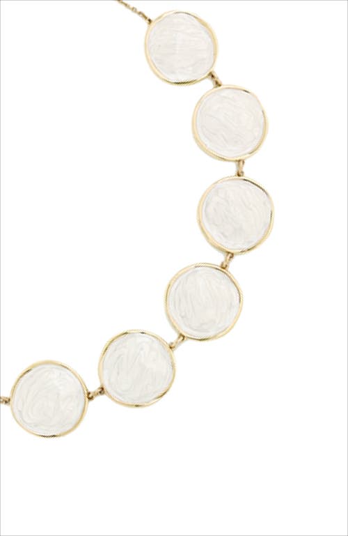 Rc Retro Chic Enamel Ripple Necklace