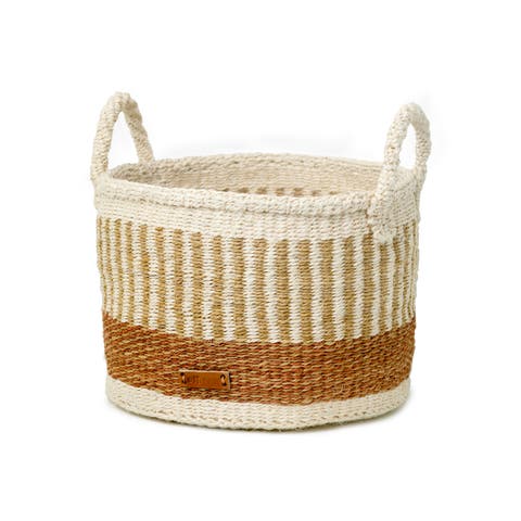 Round Basket With Handles