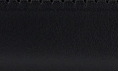 Madewell Mixed Metal Keeper Leather Belt In Black