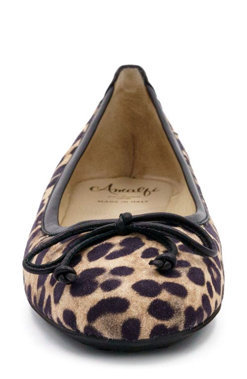 AMALFI BY RANGONI AMALFI BY RANGONI DANA LEOPARD PRINT BALLET FLAT