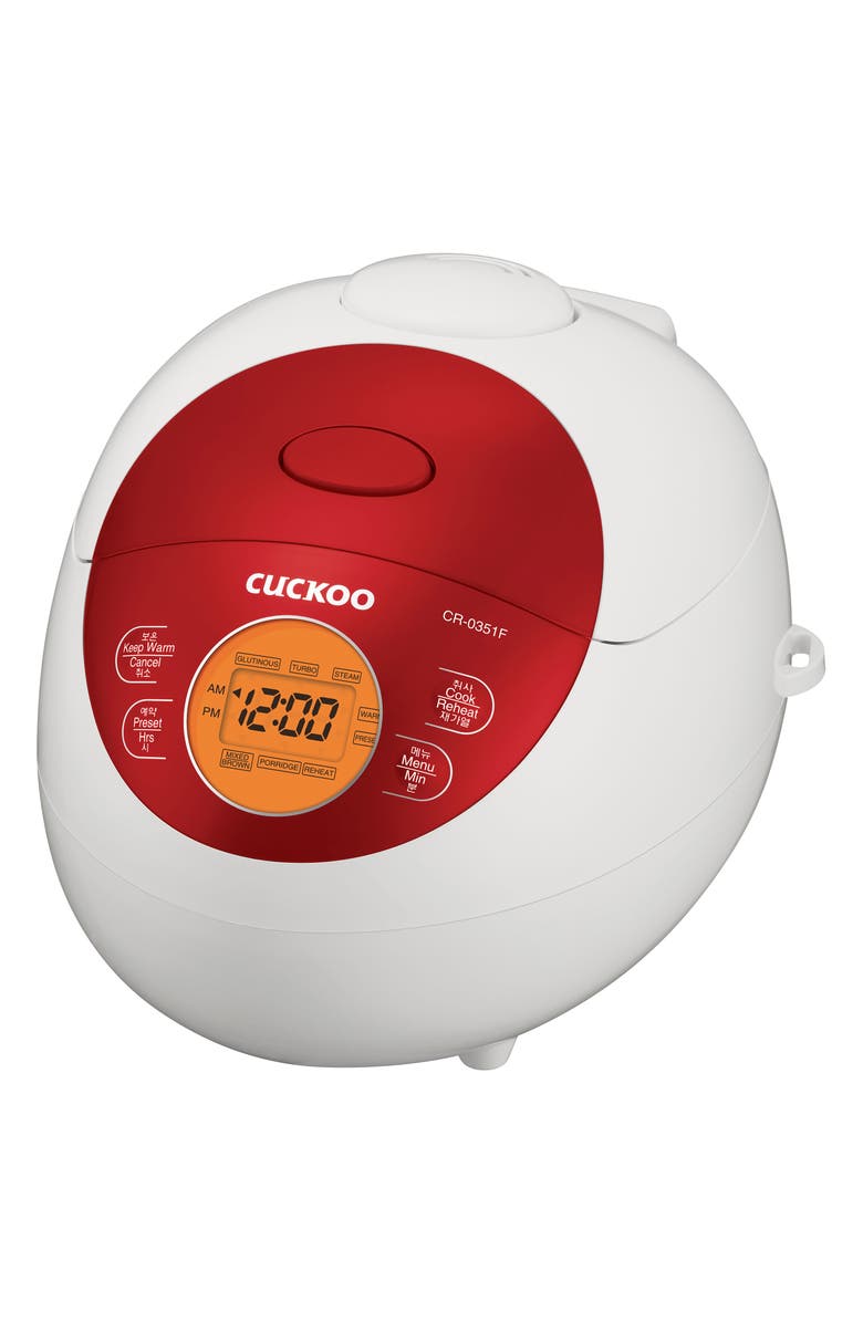 Cuckoo Micom 3-Cup Rice Cooker, Alternate, color, White