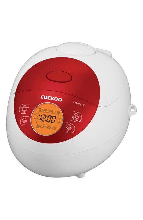 Cuckoo Micom 3-cup Rice Cooker In White
