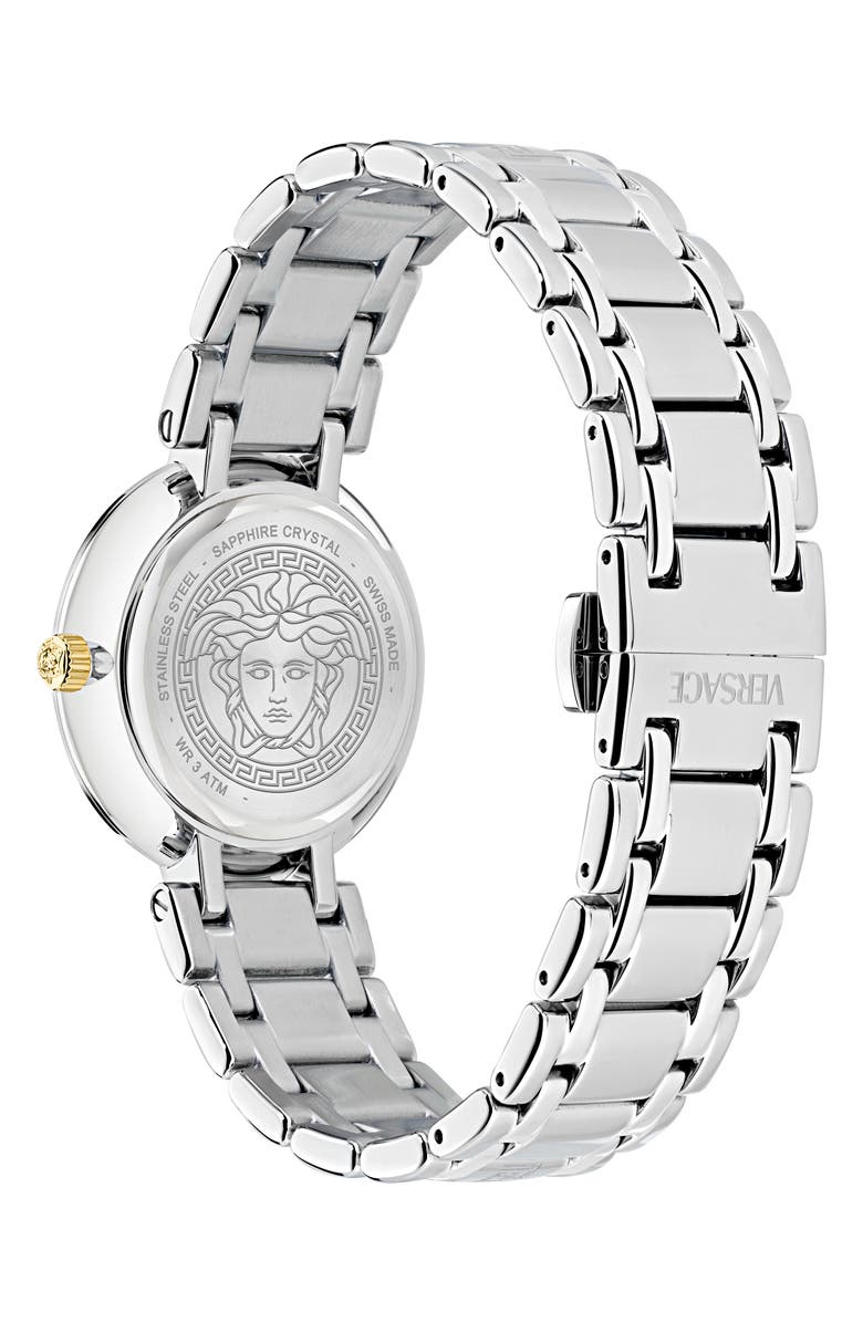 Versace Antlia Bracelet Watch, 34mm, Alternate, color, 