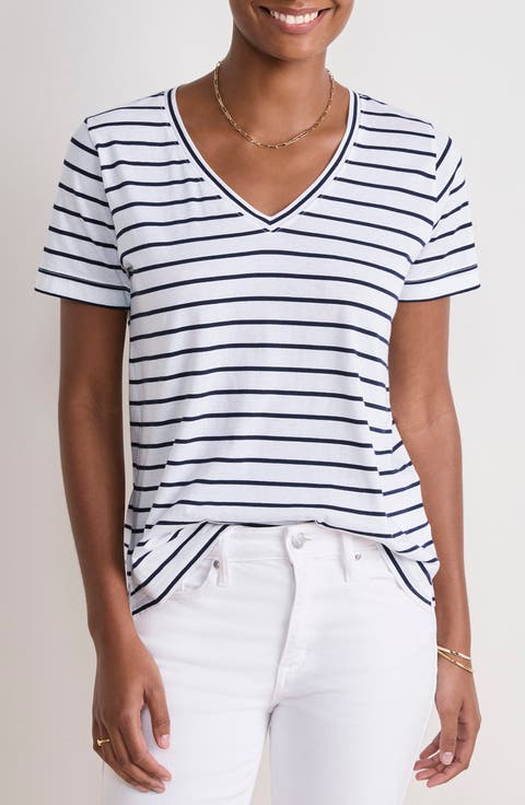 V-Neck Cotton T-Shirt