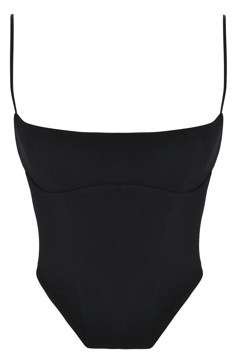 HOUSE OF CB Sophia Corset Top, Alternate, color, Black