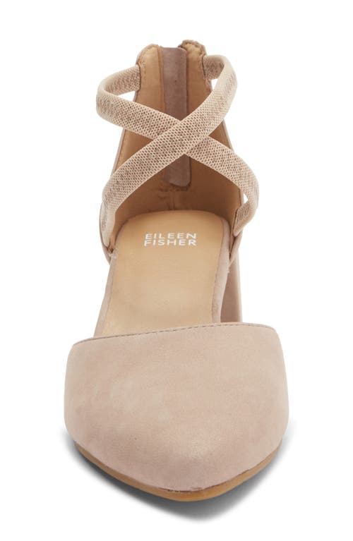 Eileen Fisher Venice Block Heel Pump In Brown