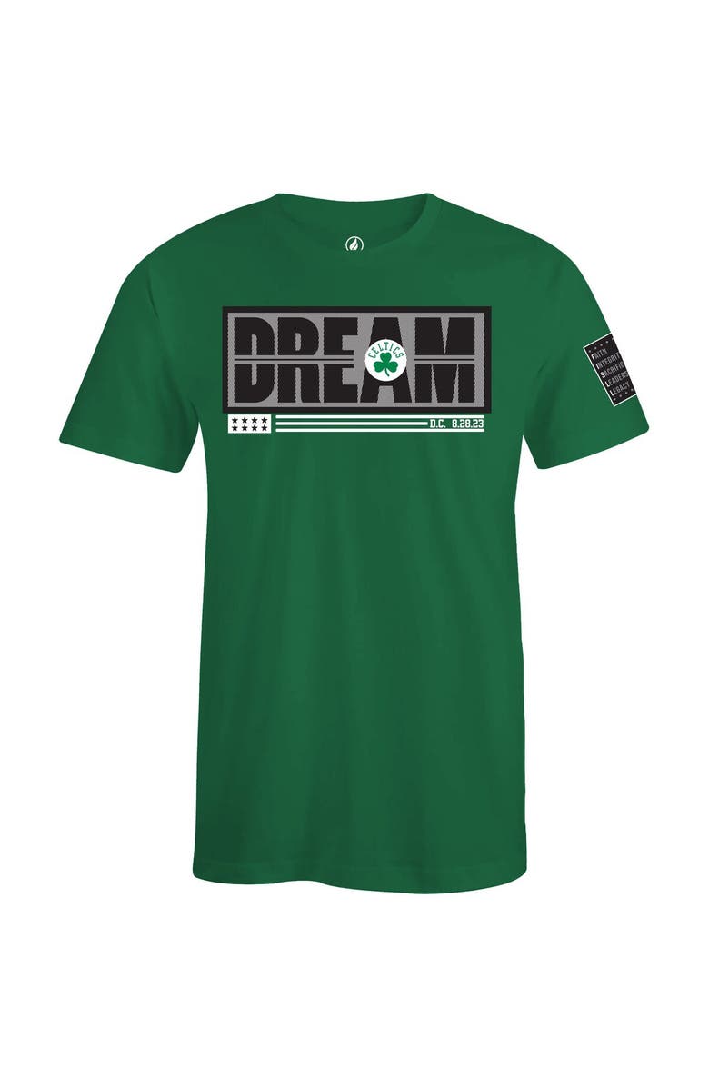 FISLL Unisex FISLL x Black History Collection  Green Boston Celtics T-Shirt, Alternate, color, Green