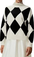 Lilysilk Argyle Preppy Wool Sweater
