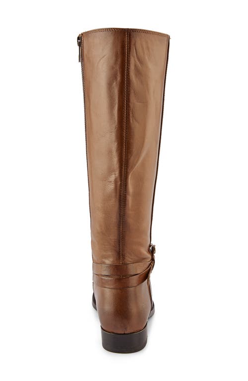 Frye Melissa Belted Knee High Boot In Brown