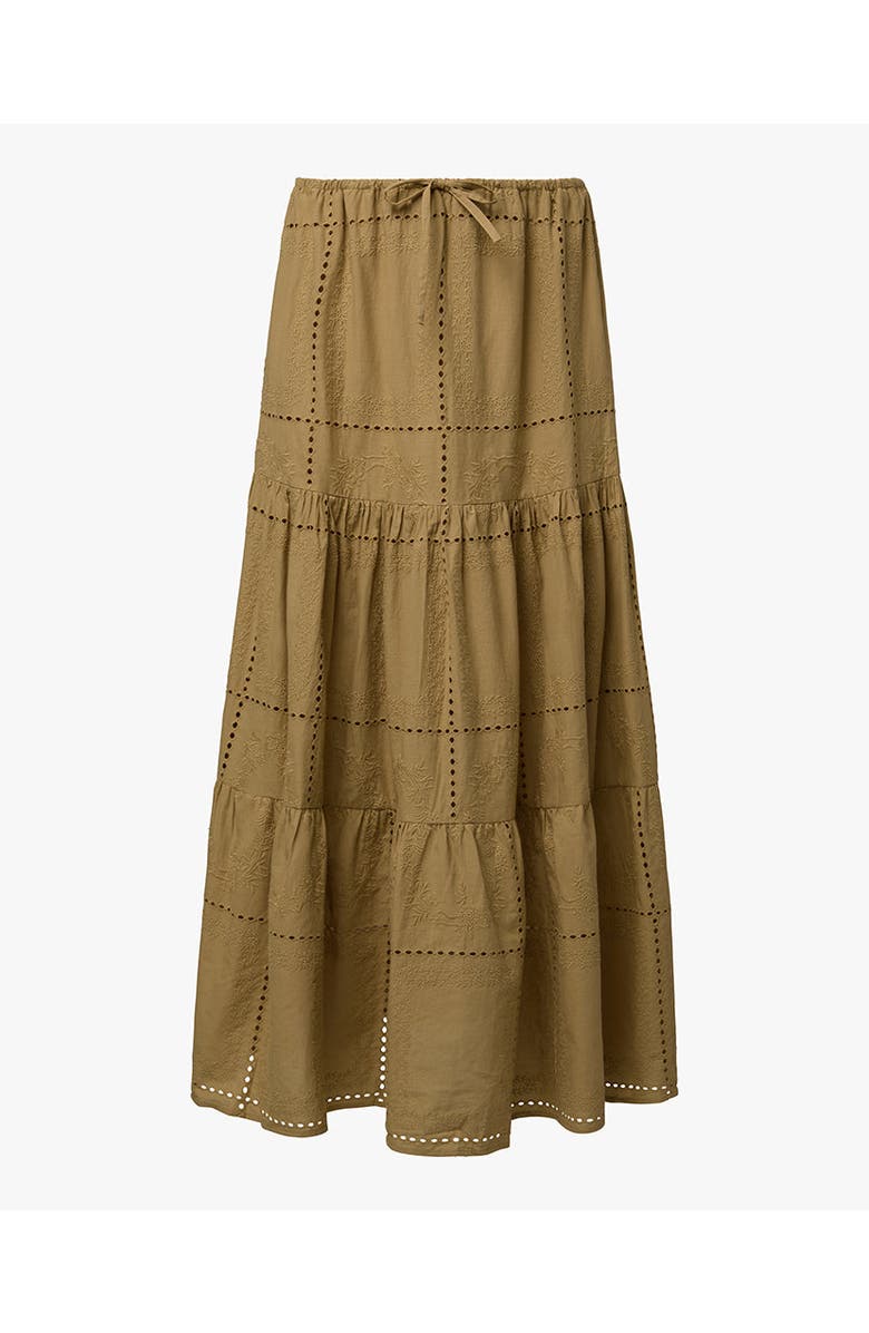 WeWoreWhat Midi Pull On Skirt, Alternate, color, Oat Multi