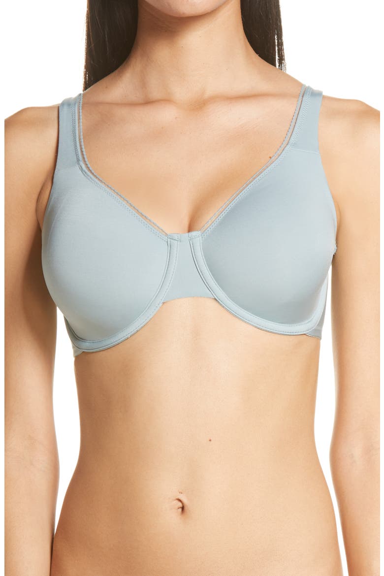 High Standards Seamless Underwire Bra, Main, color, LEAD