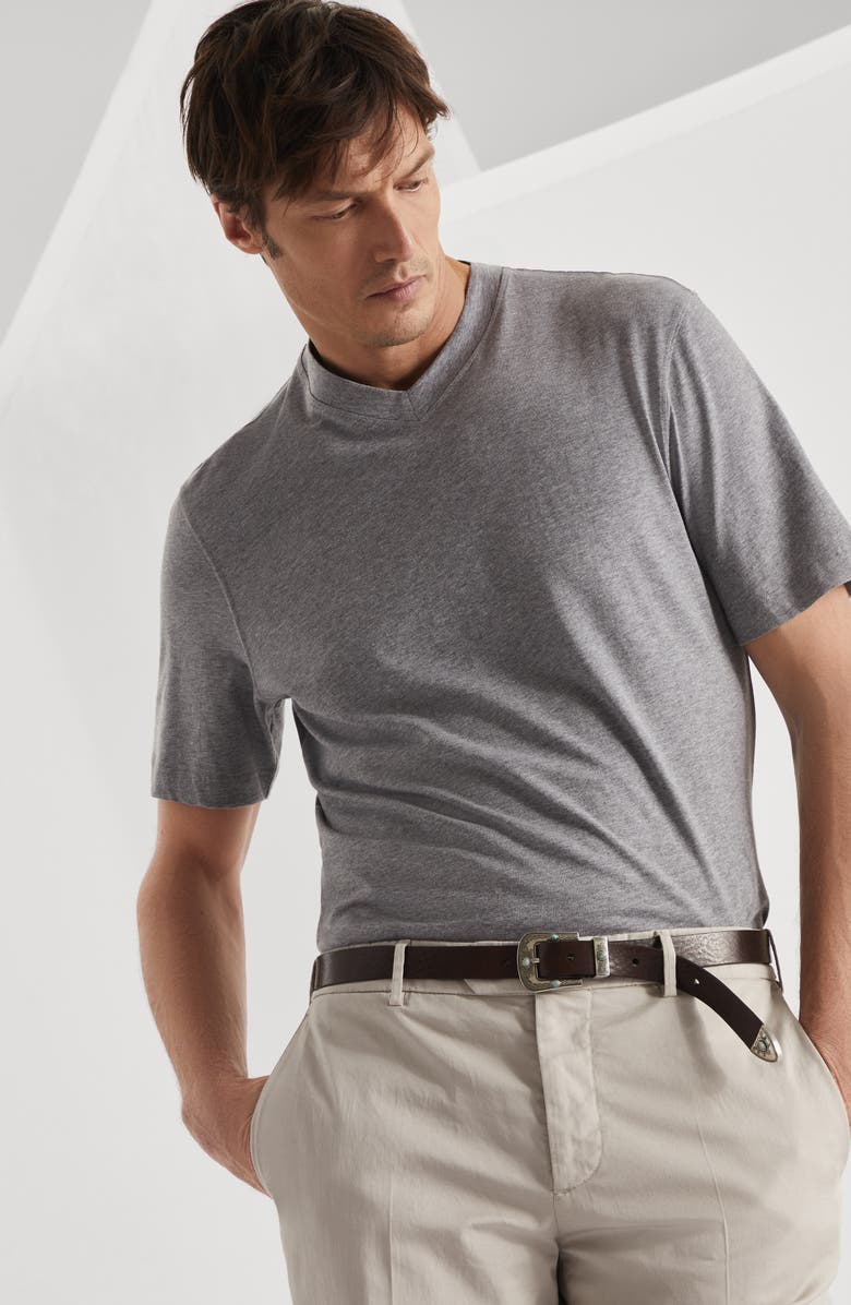 Brunello Cucinelli Jersey T-shirt, Alternate, color, 