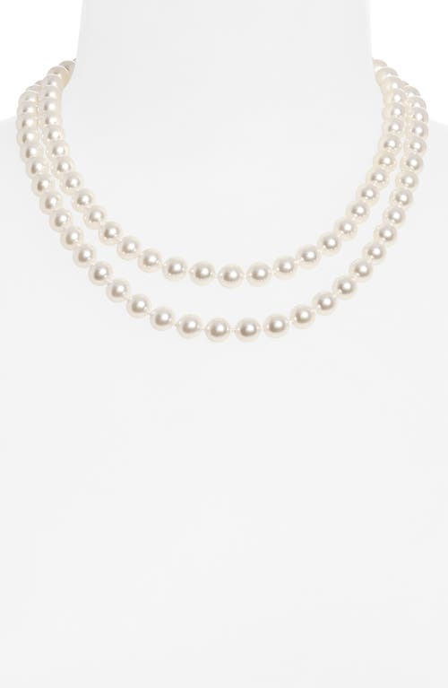 NADRI NADRI 8MM FRESHWATER PEARL STRAND NECKLACE