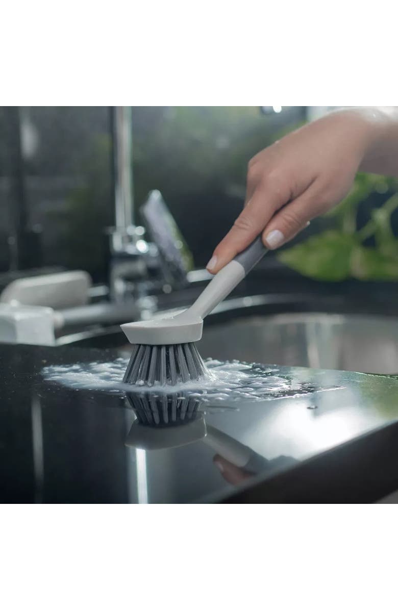 OU Multipurpose Heavy Duty Silicone Scrub Brush, Alternate, color, White