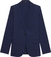 Theory Slim Fit Linen Blend Blazer