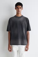 COS Oversized Washed-Jersey Mock-Neck T-Shirt