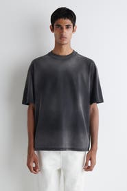 COS Oversized Washed-Jersey Mock-Neck T-Shirt