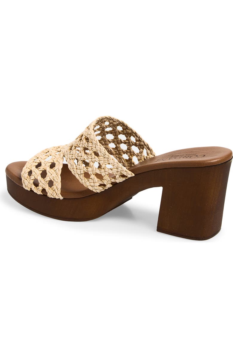 Cordani Wylie Jute Platform Clog, Alternate, color, Natural Raffia
