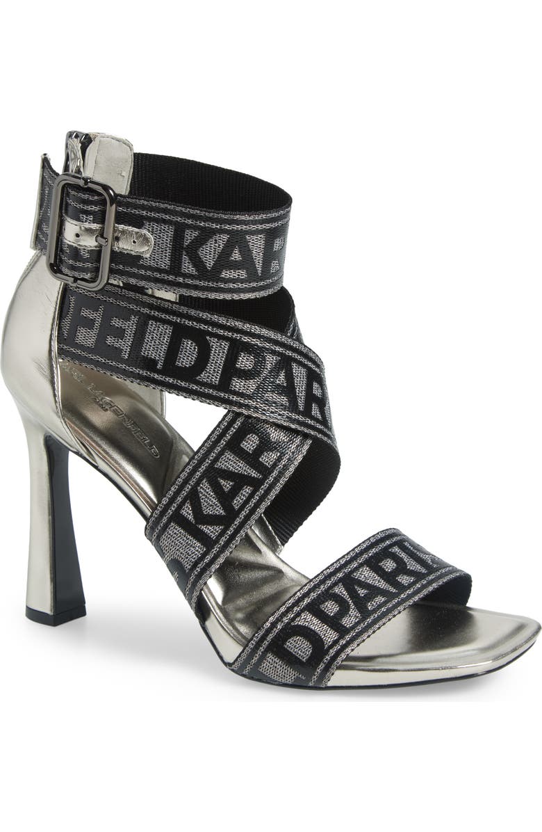 KARL LAGERFELD PARIS Careliz II Strappy Sandal, Main, color,