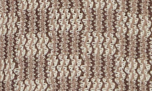 Rag & Bone Payton Short Sleeve Knit Button-up Shirt In Brown
