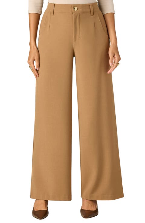 Whitney Skyrise Flat Front Wide Leg Pants