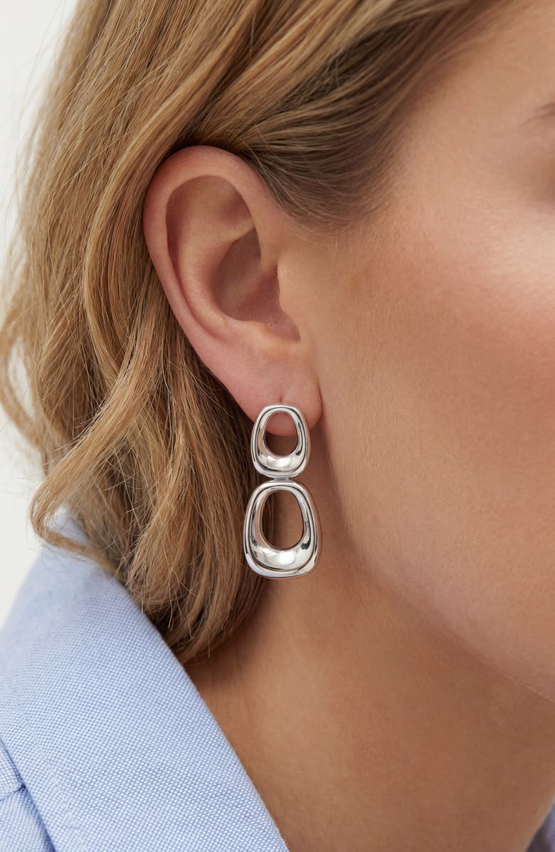 Sif Jakobs Jewellery Earrings Borsa Due, Alternate, color, 925 Sterling Silver